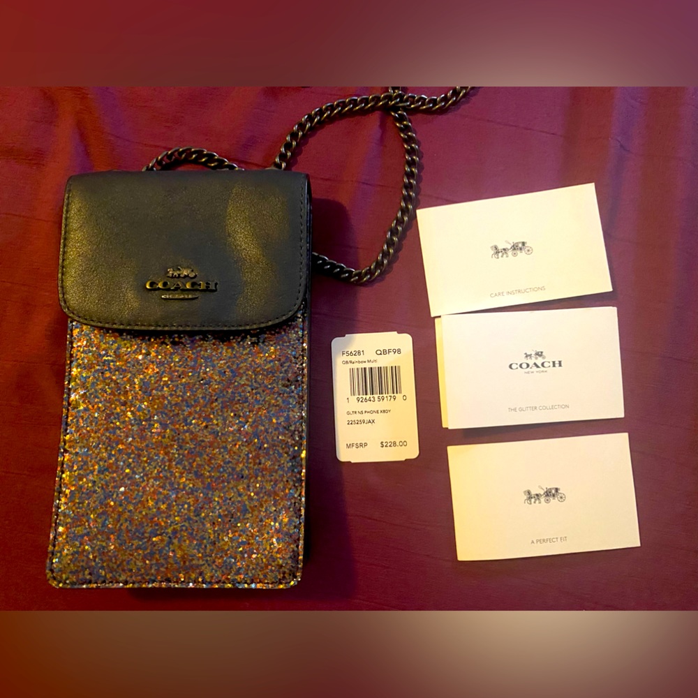 Coach small evening bag